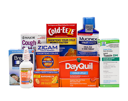 Cold and flu OTC remedies